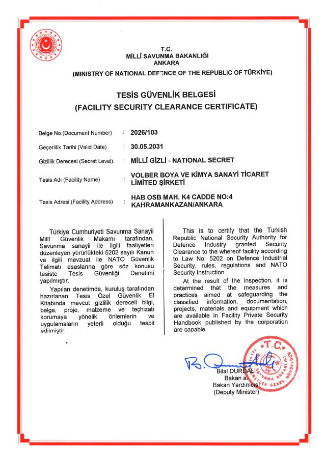 Facility Security Clearance